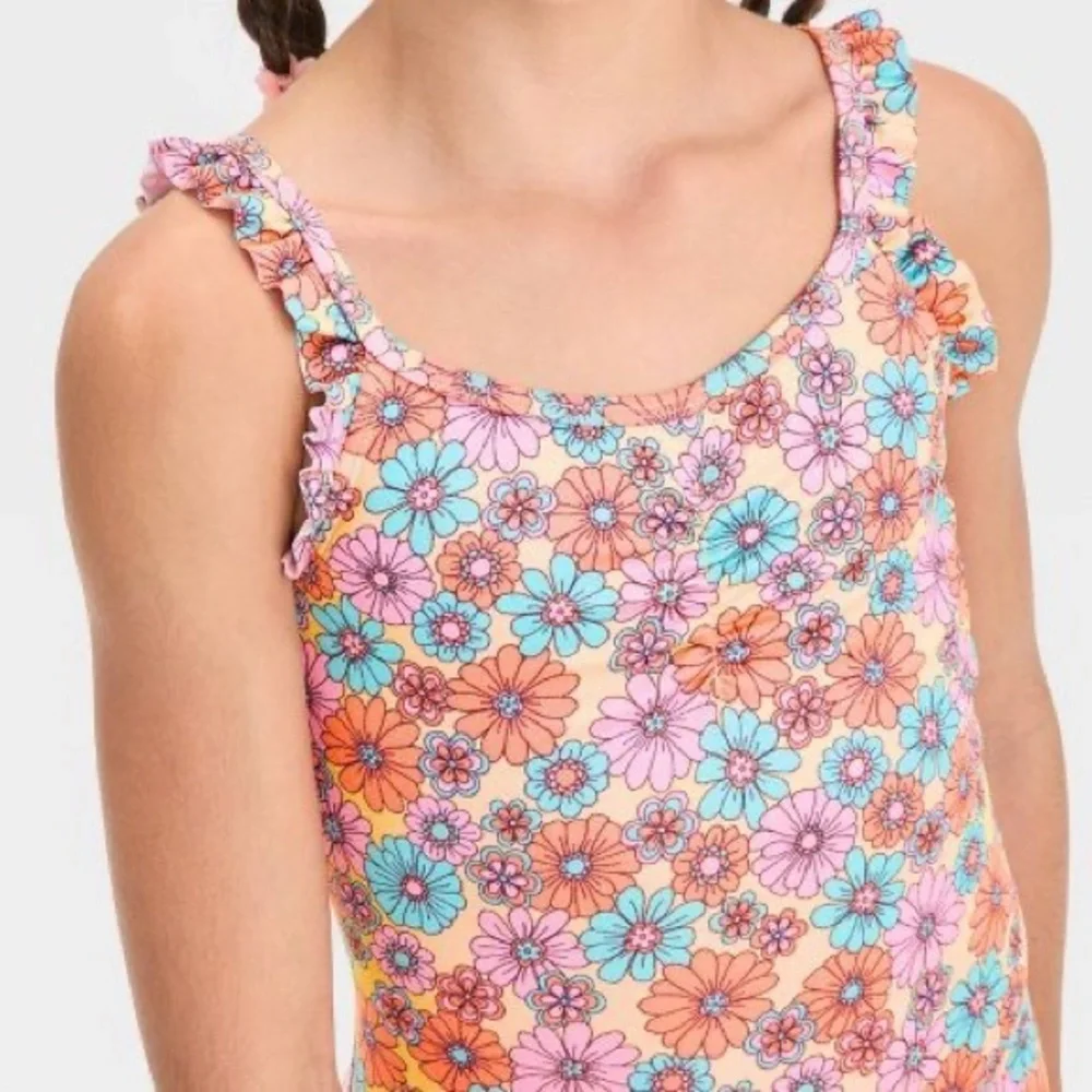 Girls' Floral Treasures One Piece Swimsuit - Cat & Jack™